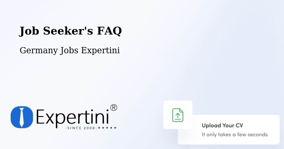 Job Seeker FAQ – Sehnde - Germany Jobs Expertini