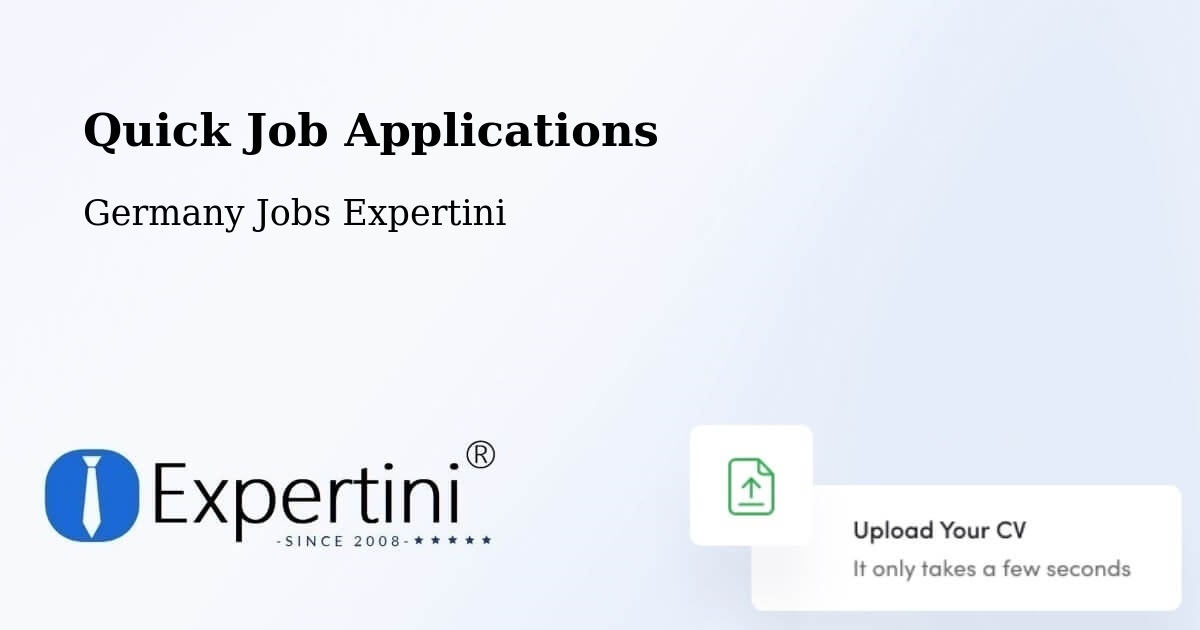 Quick Apply Feature – Sehnde - Germany Jobs Expertini